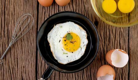 Ou prăjit, coagularea proteinelor