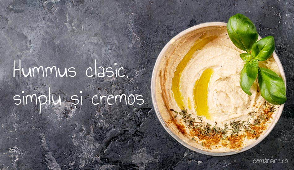 Hummus simplu, clasic